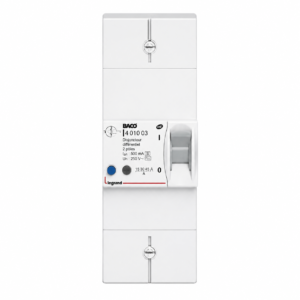 Disjoncteur de branchement Enedis bipolaire différentiel 500mA sélectif - 45A- 401003
