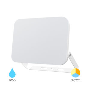 Projecteur LED EXTERIEUR  50W blanc, CCT 3-en-1 (3000K/4000K/6000K), IP65