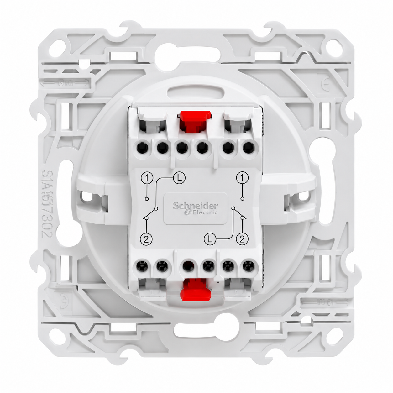 S320214 - Double va-et-vient – SCHNEIDER Ovalis 10AX Blanc – Image 3