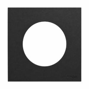 S940702 – Plaque de finition 1 poste Odace Noir Onyx – Schneider Electric