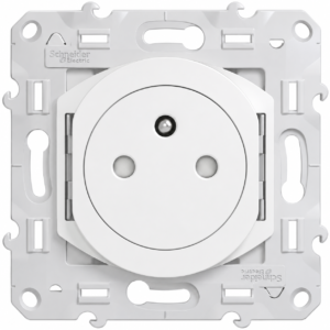 Ovalis - prise de courant 2P+T 16A affleurante - bornes automatiques  S320052
