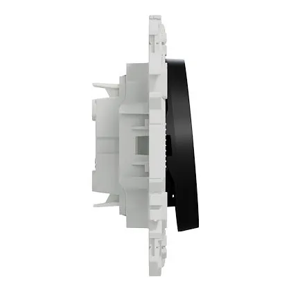 Schneider – Odace va-et-vient / poussoir 10AX noir Onyx- S940204 – Image 2